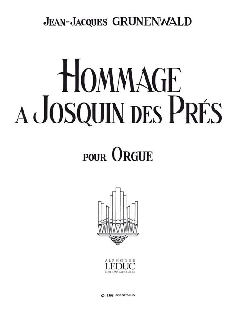 Hommage A Josquin Des Pres